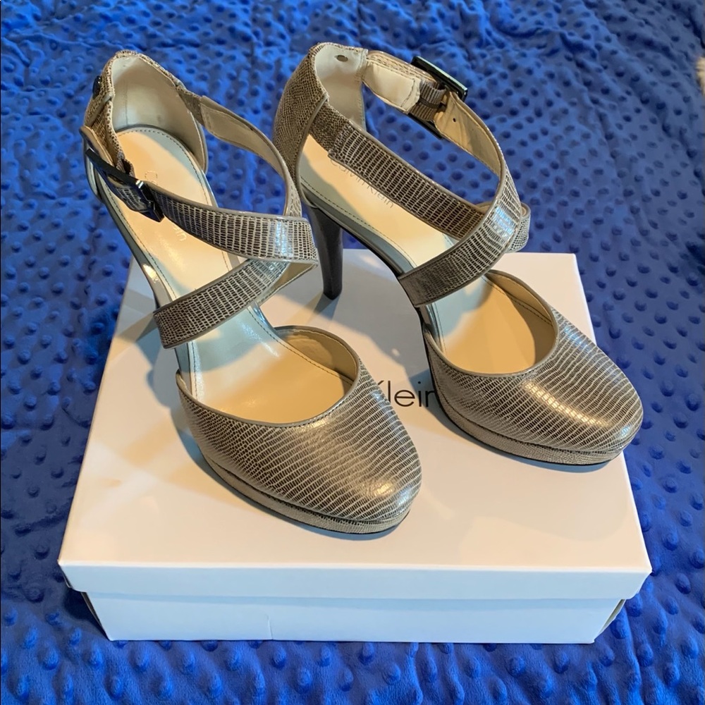 Calvin Klein Reptile Dress Shoes 8M NEW
